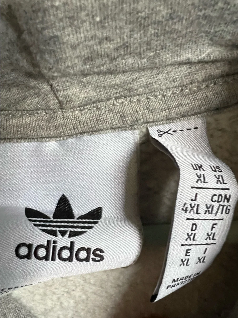 Adidas Originals Trefoil Essentials Hoodie - Heather Gray